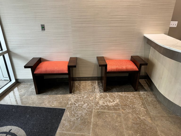 Modern lobby interior